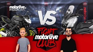 MT125 vs XMAX 125 Yamaha  MOTORLIVE FIGHT CLUB  Episode 3 [upl. by Mcevoy287]