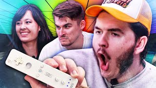 Forcing YouTubers to Play SCUFFED Wii Games [upl. by Layap]