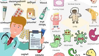 Common Diseases and Different Types of Doctors  Health Vocabulary in English [upl. by Antonio]