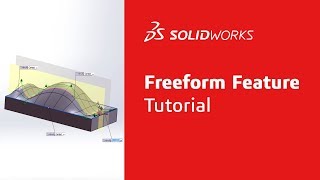 Freeform Feature  Tutorial  SOLIDWORKS [upl. by Ymac]