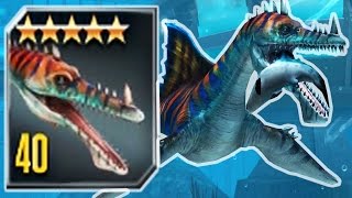 DOLICHORHYNCHOPS LEVEL 40  Jurassic World The Game [upl. by Biondo514]