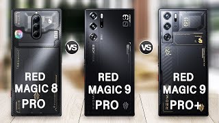 Red Magic 8 Pro Vs Red Magic 9 Pro Vs Red Magic 9 Pro Plus Review [upl. by Eihtak]