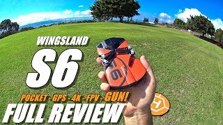 WINGSLAND S6  Full Review  UnBoxing Inspection Setup Flight Test GunLight Test Pros amp Cons [upl. by Landahl]