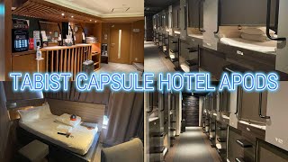 TABIST CAPSULE HOTEL APODS HIMEJI STATION  WHERE TO STAY IN HIMEJI  PINOY ENGINEER IN JAPAN [upl. by Dranek]