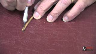 Using PermaLok Threaded Needles For Leather Working [upl. by Ateuqal185]