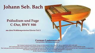 Johann Sebastian Bach Präludium und Fuge CDur BWV 846 [upl. by Amleht750]