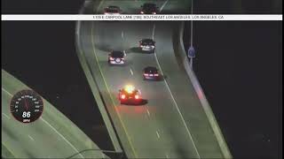 Live Police Chase in LA Part 2 [upl. by Talbott]