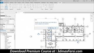 Revit Architecture Linework tool and Depth Cueing [upl. by Maure]