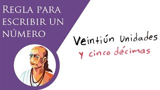 Regla para escribir un número │ BALDOR [upl. by Inalaehon]