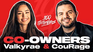 Valkyrae and Courage Become CoOwners of 100 Thieves [upl. by Ahsin]