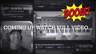 NEW BEHRINGER UBXa SOUNDS 🎹 THAT SYNTH SHOW EP71 TRAILER see full video in description [upl. by Thin]