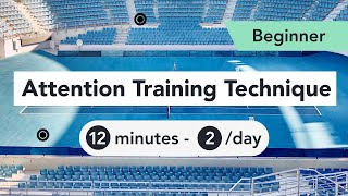 Attention Training Technique ATT in Metacognitive Therapy Beginner 9 [upl. by Gabie]