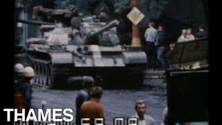 Prague  Russian Tanks  Warsaw Pact Cold War  1968 [upl. by Pearline]