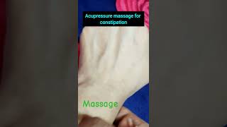 Acupressure Massage For Constipationshorts [upl. by Bruno]