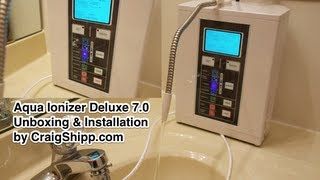 Aqua Ionizer Deluxe 7 0 Water Ionizer unboxing and setup [upl. by Rafaelia402]