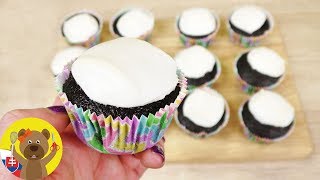 Čokoládové cupcakes s marshmallow  Super lahodné cupcakes  Recept s marshmallow  Cupcakes recept [upl. by Olbap]