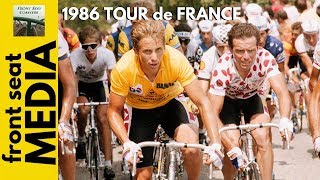 Cycling Tour de France 1986  Greg LeMond vs Bernard Hinault  Complete Broadcast Coverage [upl. by Trumann]