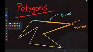 Polygons 📐◻️💠🔼♦️🔸️ VERTEX  Side Common Arm ♦️ [upl. by Zachery]