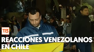 La tristeza de venezolanos en Chile luego de la victoria de Nicolás Maduro [upl. by Odranar]