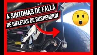 ⚠️4 Síntomas De BIELETA De SUSPENSIÓN Dañadas o GASTADAS 🛑ESTO HARÁ TU CARRO 🛑 [upl. by Olympium865]