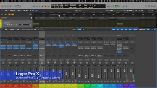 Logic Pro X  Instruments EQ Before amp After [upl. by Ynnahc]