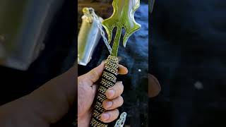 Scorpion chain spearkunaimortalkombat11ultimate craft blacksmithing forging bladesmithing [upl. by Sorkin]