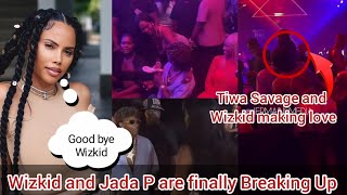 Jada P in tears as Wizkid and Tiwa Savage links up in Lagos night club [upl. by Publia]