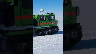 Hagglund moving across antarctic sea ice [upl. by Llerehs891]