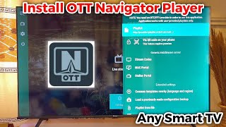 How to Install OTT Navigator IPTV Player on Smart TV [upl. by Aidahs941]