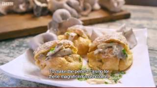 Savory Mushroom Choux Buns Recipe  Paul Hollywood [upl. by Ediva]