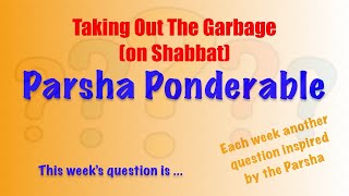 ponderable question vayakhel [upl. by Tabb80]