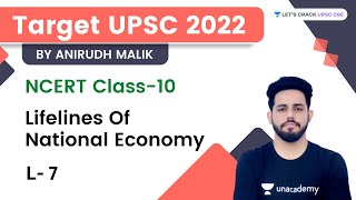 L7  Lifelines Of National Economy Class 10 NCERT  Crack UPSC CSEIAS  Anirudh Malik [upl. by Nilkoorb799]