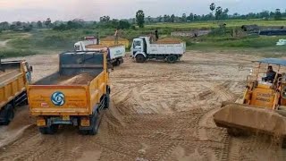 Tipper lorry off roading sri lankaashok leyland amptata lorry on mud [upl. by Ttayw]