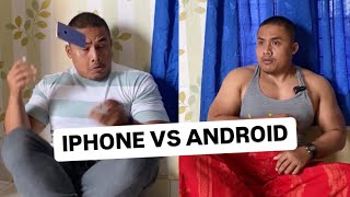 NADA DERING IPHONE VS ANDROID [upl. by Norina]