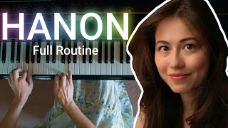 Everyone should do this Hanon Routine EVERYDAY  how to warm up like a pro [upl. by Natanoy]