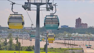 Disney Skyliner 2023 Ride from EPCOT to Disneys Hollywood Studios in 8K  Walt Disney World Florida [upl. by Plate]