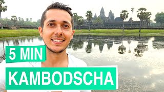 Kambodscha in 5 Minuten 🛕 Angkor Wat Siem Reap und Phnom Penh [upl. by Azirb180]