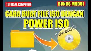 CARA BUAT FILE ISO DI POWER ISO [upl. by Paxon]