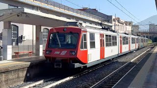 Circumvesuviana  Stazione di San Giovanni A Teduccio [upl. by Einal]