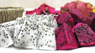 How Do You Cut and Eat a Dragon Fruit Pitaya  Dietplan101com [upl. by Fabron]