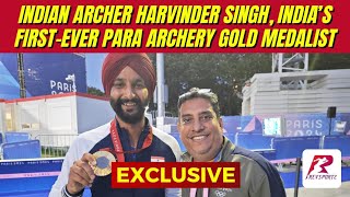 Indian archer Harvinder Singh India’s firstever Para archery gold medalist [upl. by Acinyt]