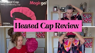 Amazon Deep Conditioning Heated Cap Review [upl. by Laefar]