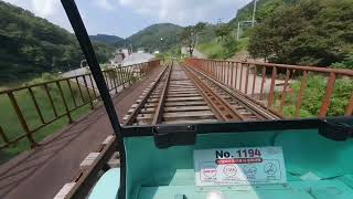 Gangchon Rail Park Gimyujeong Railbike 8K 180 VR [upl. by Euhc]