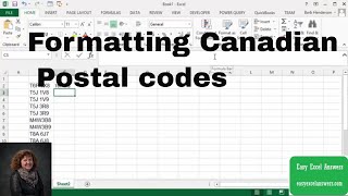 Formatting Canadian Postal codes [upl. by Festus527]