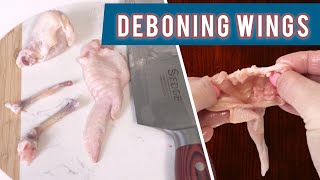 🐓Debone chicken wings for stuffing Shorts [upl. by Thorvald]