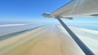 Flying over Lake Eyre  May 2024 [upl. by Sad]