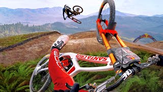 Wildest Mountain Bike Track in Australia  Red Bull Hardline Tasmania [upl. by Dnalyr361]