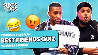 THE BEST FRIENDS QUIZ ShxtsnGigs vs Chunkz amp Filly [upl. by Aissatsana]