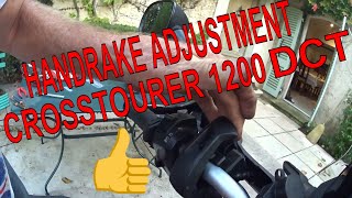 Handbrake Adjusting on Honda Crosstourer DCT [upl. by Tuckie]