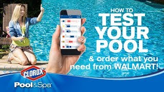 Test Your Pool amp Order Your Products At Home with the Clorox® Pool Water Testing App [upl. by Ermine]